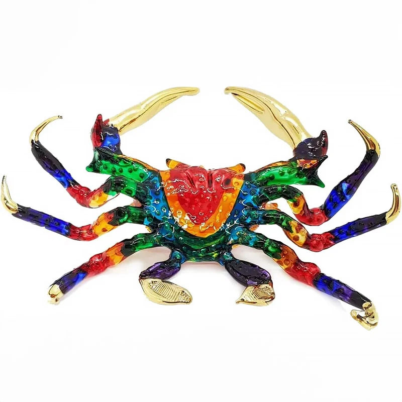 Barbados Art Glass Crab