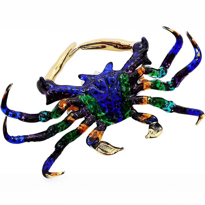Martinique Art Glass Crab