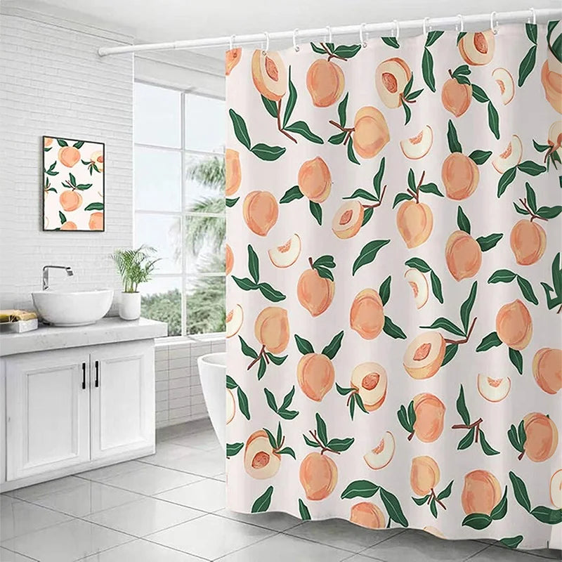 Peaches Shower Curtain