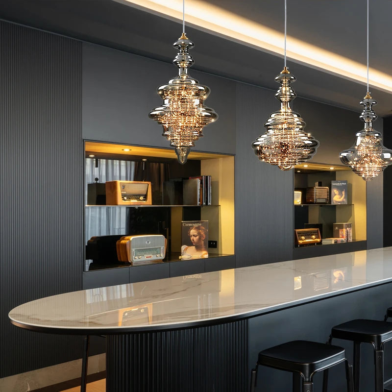 Modern Hanging Copper Pendant