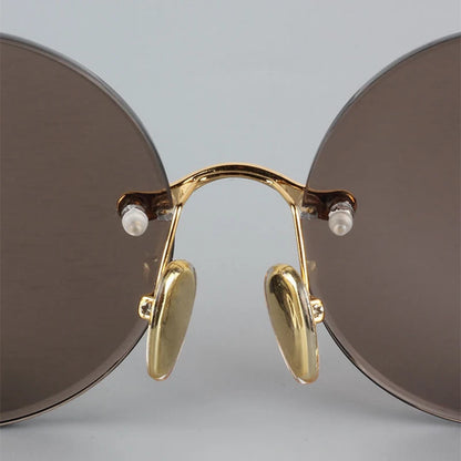 Francesca Rimless Sunglasses