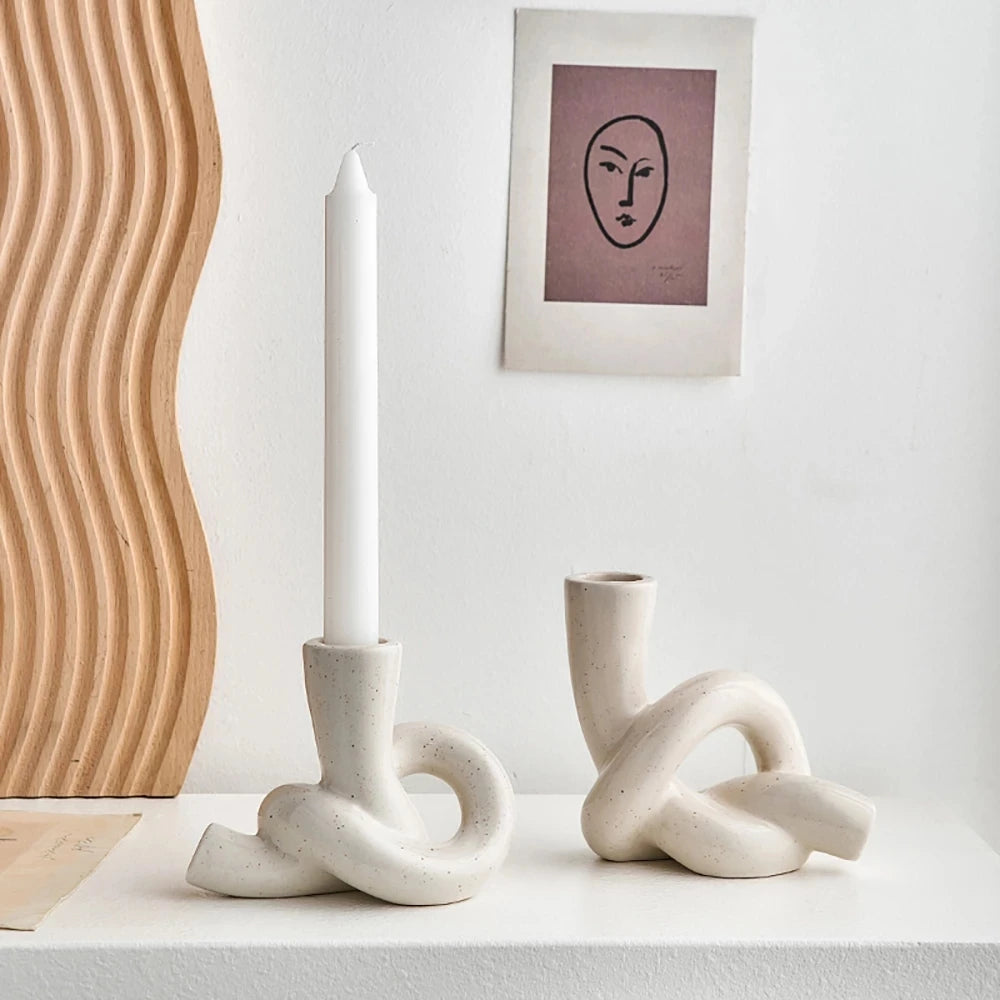 Entwined Essence Taper Candle Holder