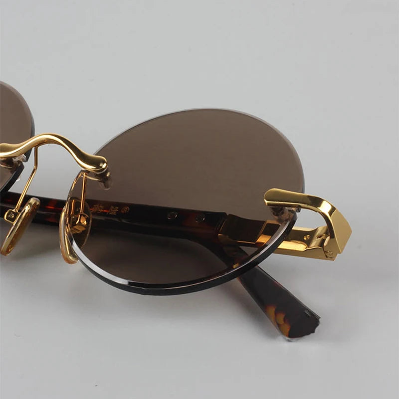 Francesca Rimless Sunglasses