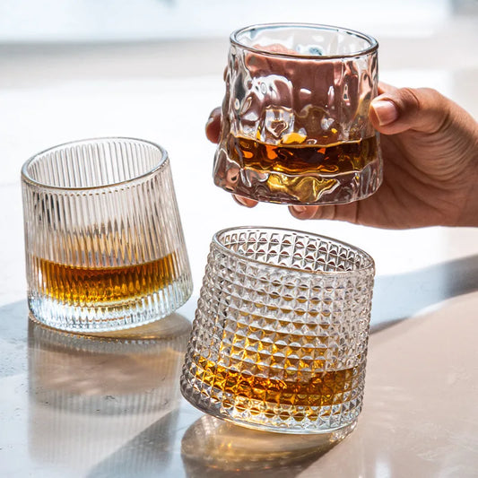 Viskar Rotating Whiskey Glass Collection