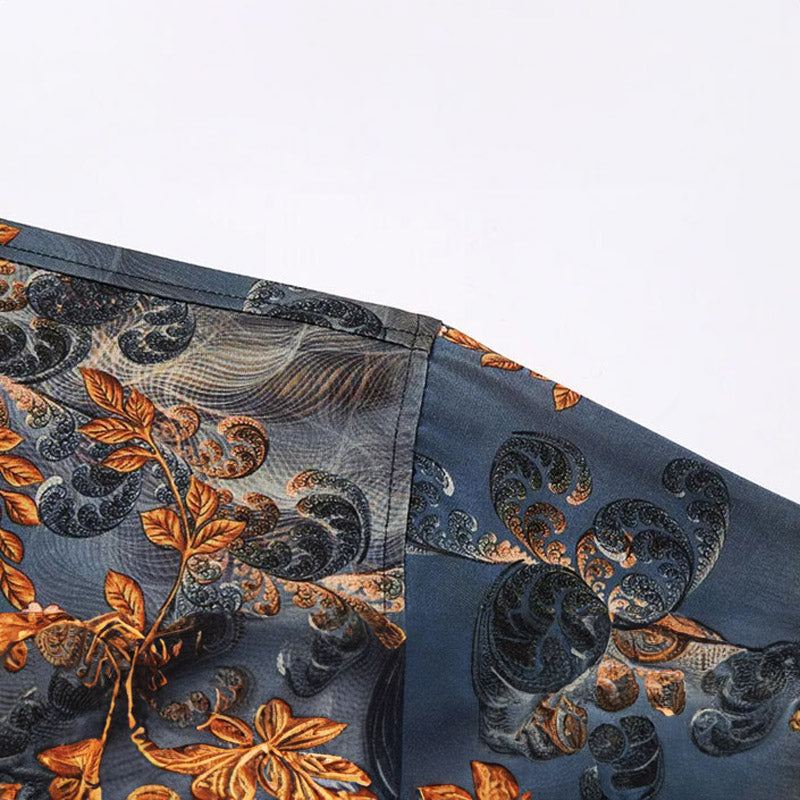 Andrei Fiori Laahana Collection - Short Sleeve Button-Up Shirt