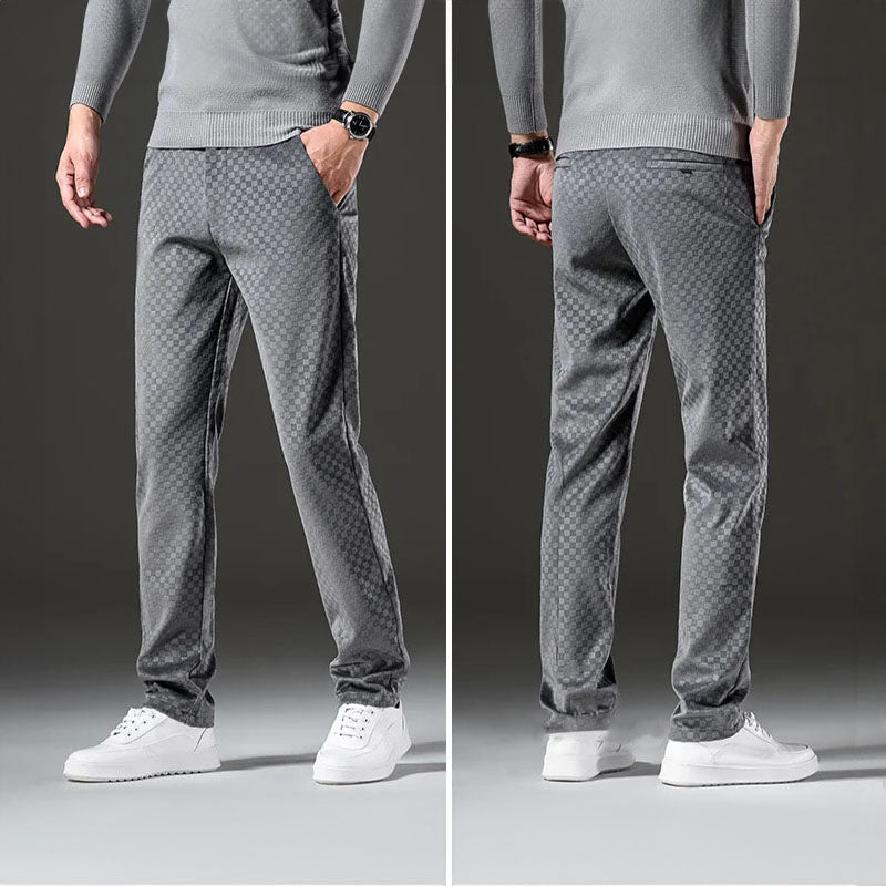 Dean Plaid Corduroy Stretch Pant