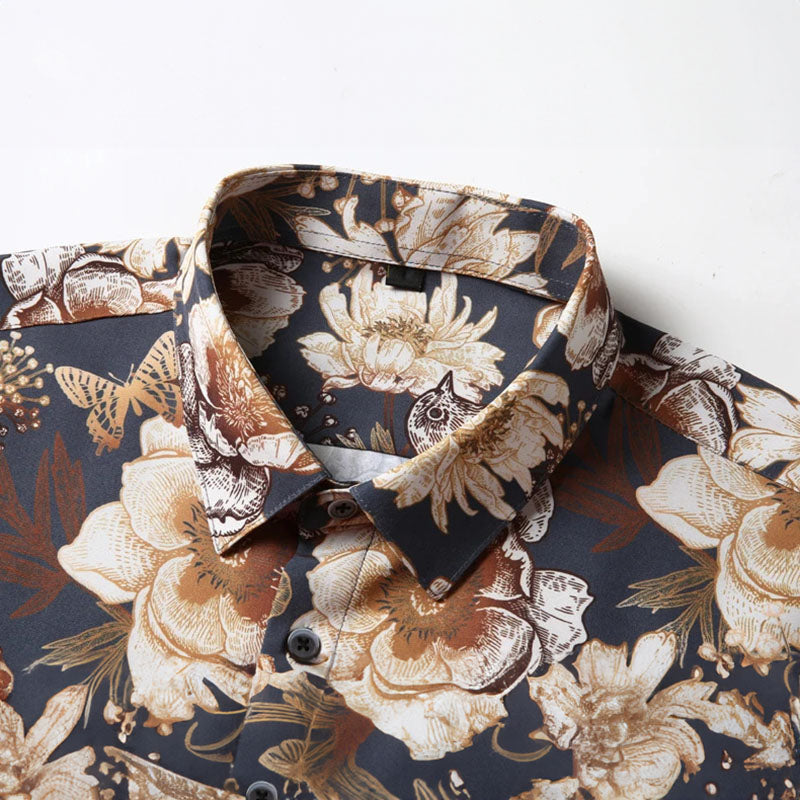 Dan Smith Laahana Collection - Short Sleeve Button-Up Shirt