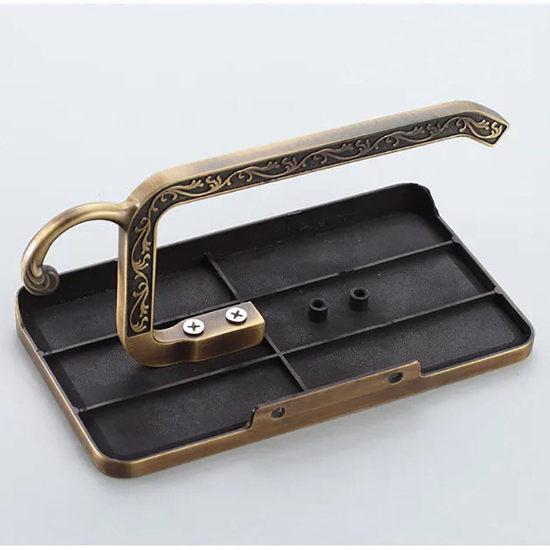 Filigree Toilet Paper Holder with Hook