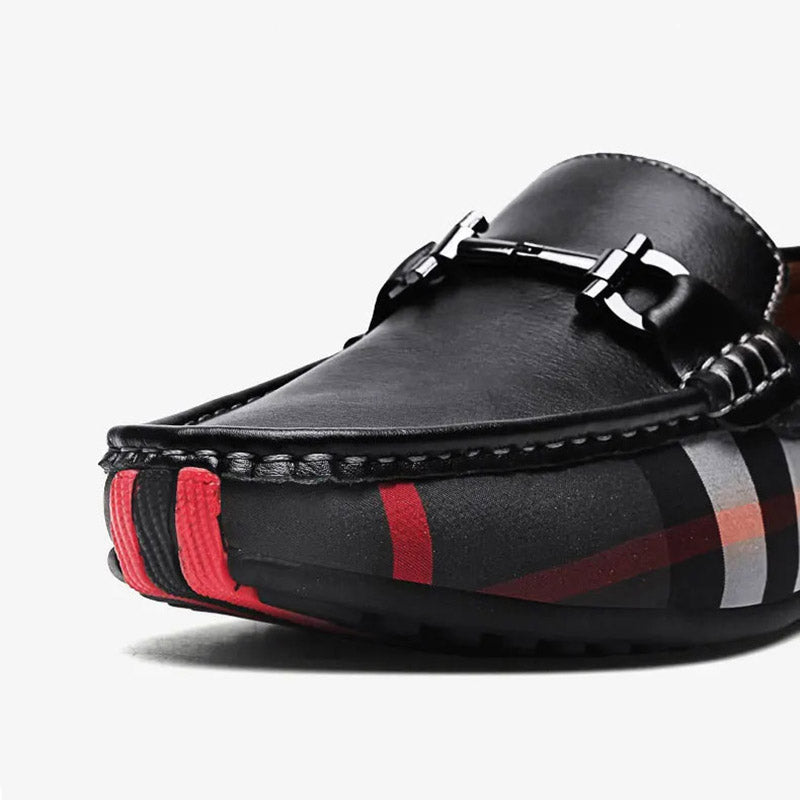 Rucci Plaid Genuine Leather Loafer