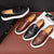 Marco Embossed Leather Loafers