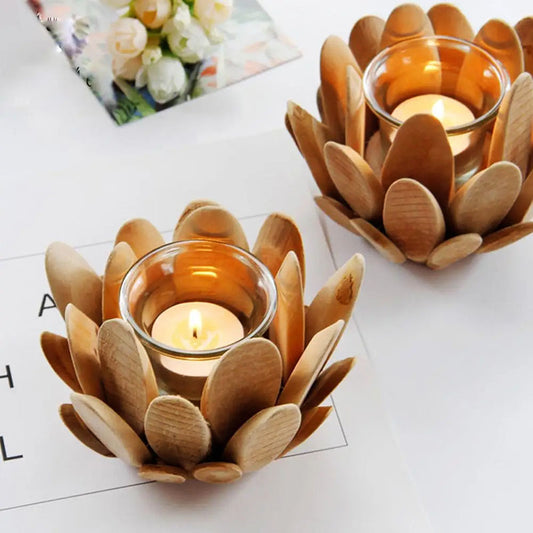 Blooming Lotus Candle Holder