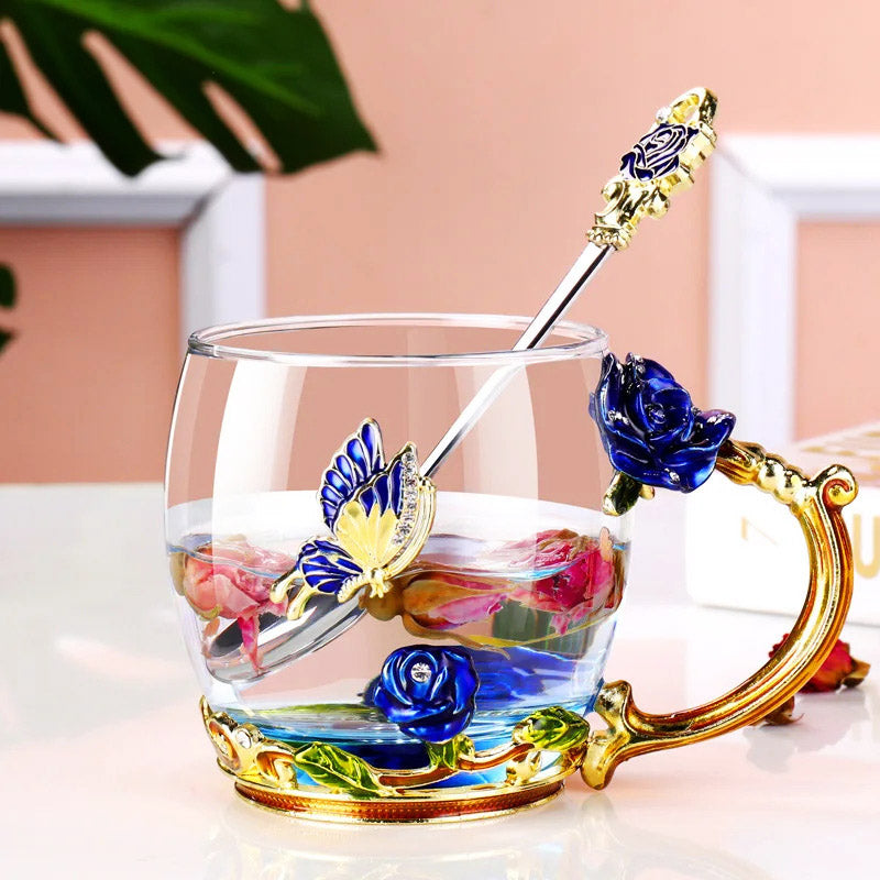 Enchanted Garden Cup & Spoon Set