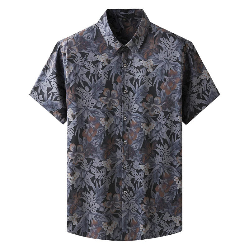 Dan Smith Laahana Collection - Short Sleeve Button-Up Shirt