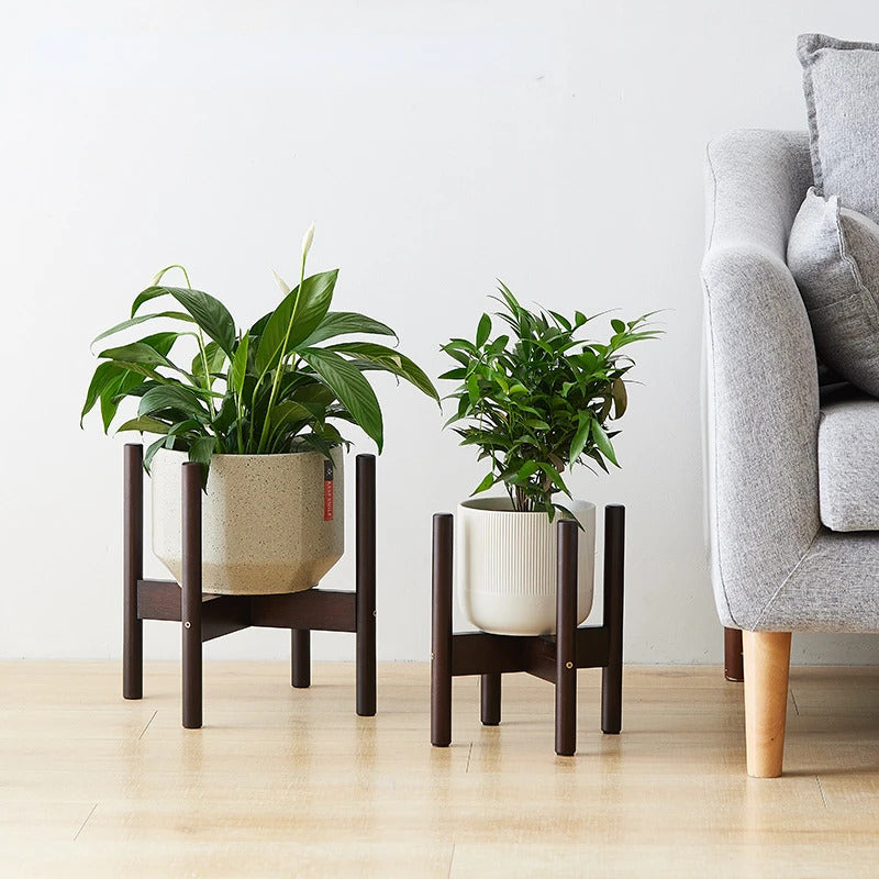 Wood Plant Stand