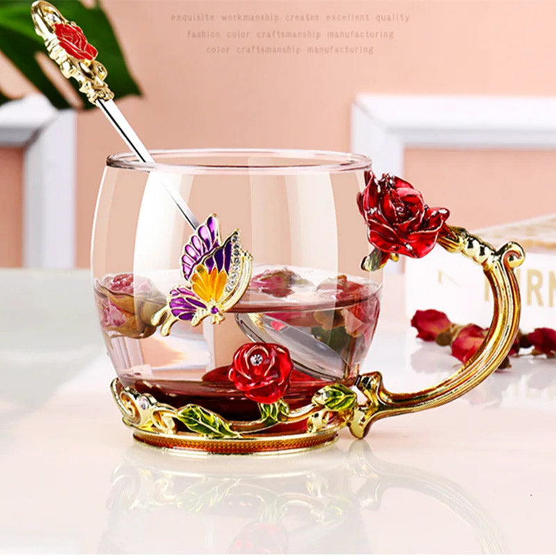 Enchanted Garden Cup & Spoon Set