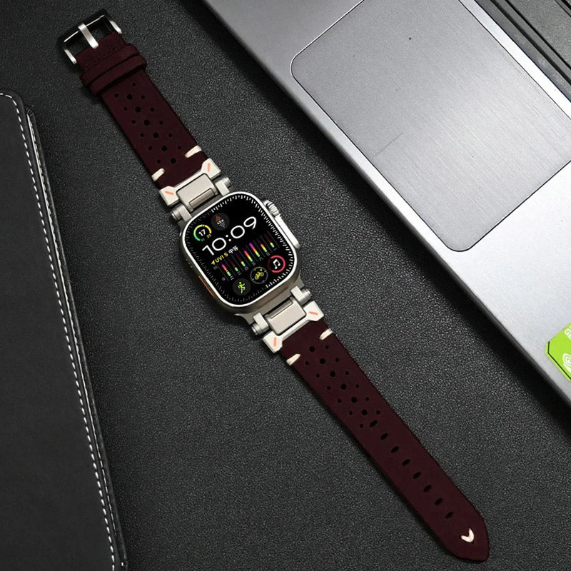 Marconi Genuine Leather Apple Watch Strap