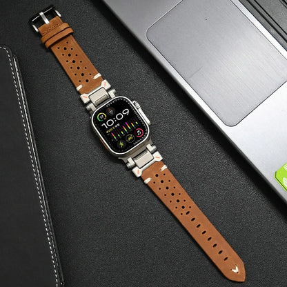 Marconi Genuine Leather Apple Watch Strap