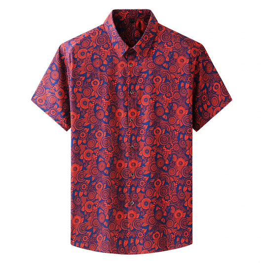 Dan Smith Mokulau Collection - Short Sleeve Button-Up Shirt