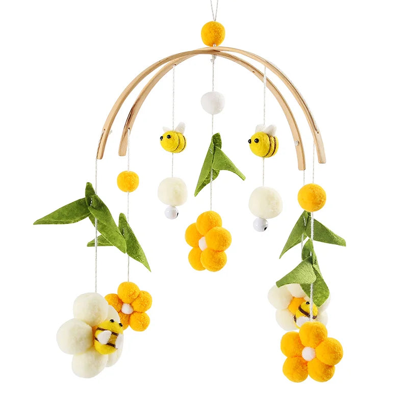 Buzzing Bees Baby Crib Mobile