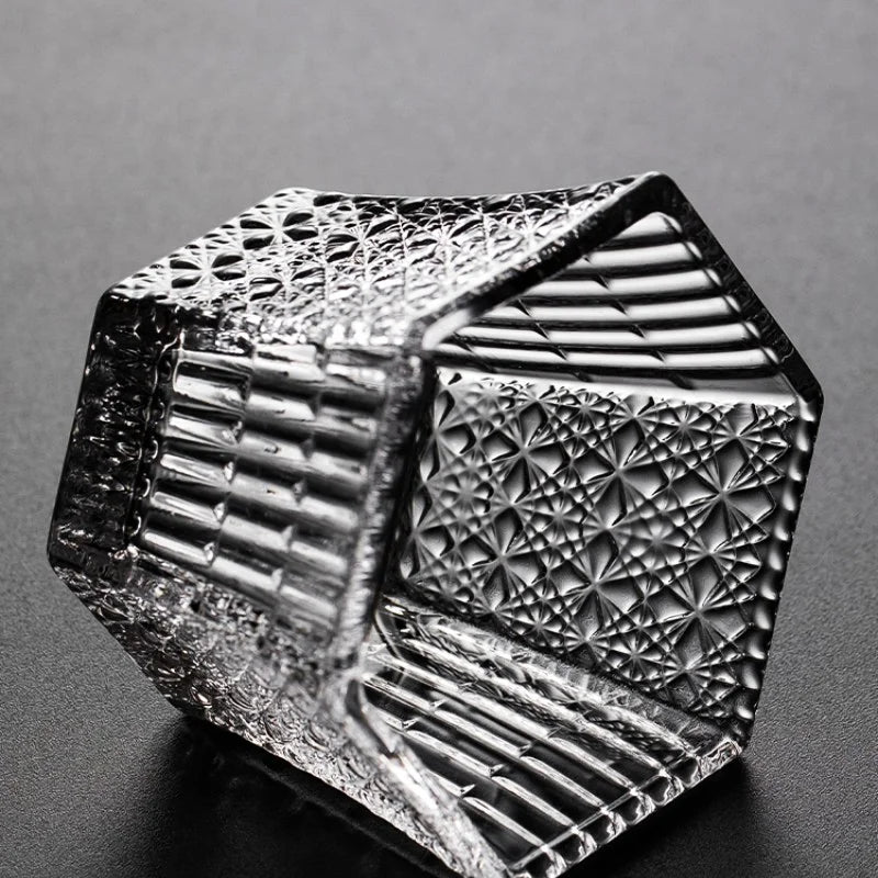 Crystal Hexagon Shot Glass