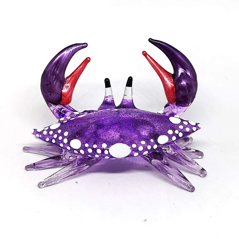 Hand Blown Glass Crab