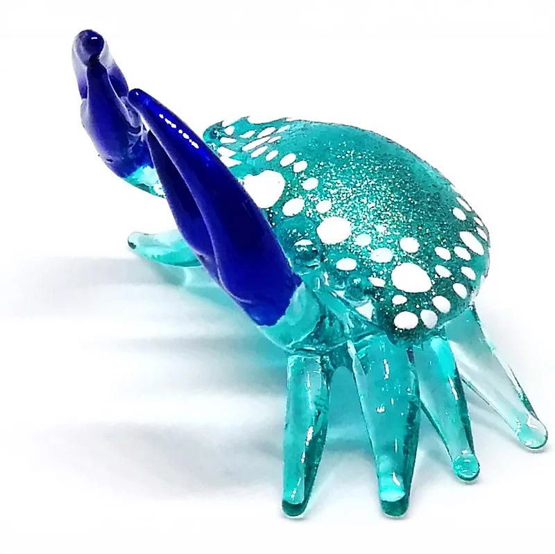 Hand Blown Glass Crab