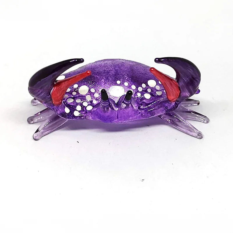 Hand Blown Glass Crab