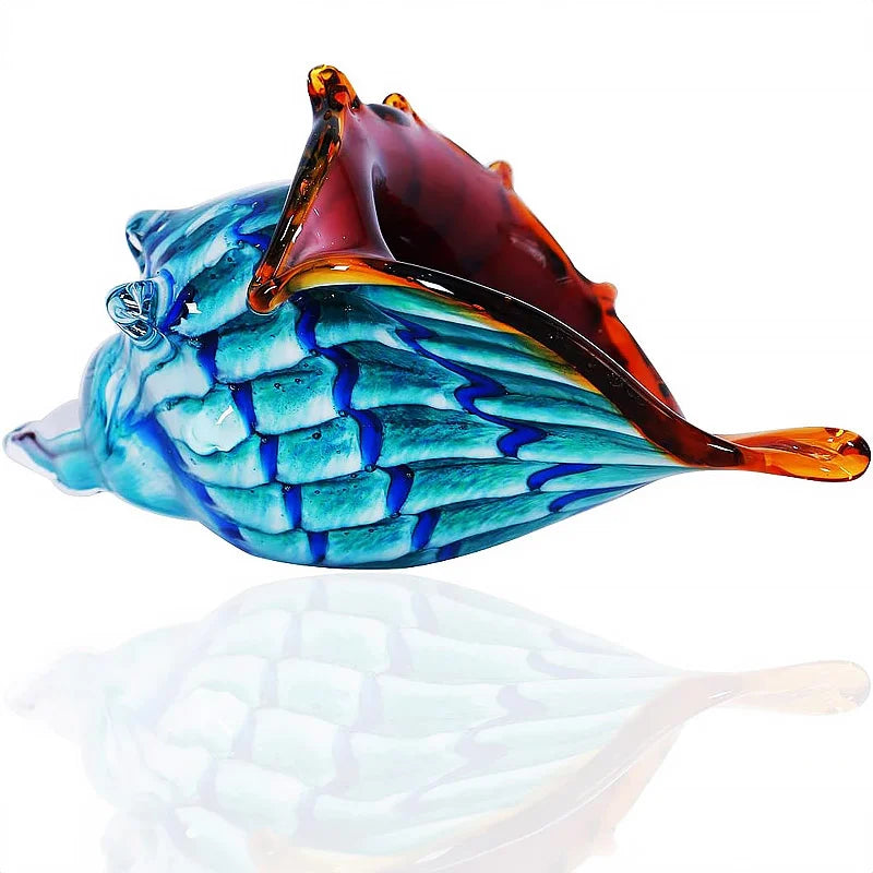 Destin Hand-Blown Glass Conch