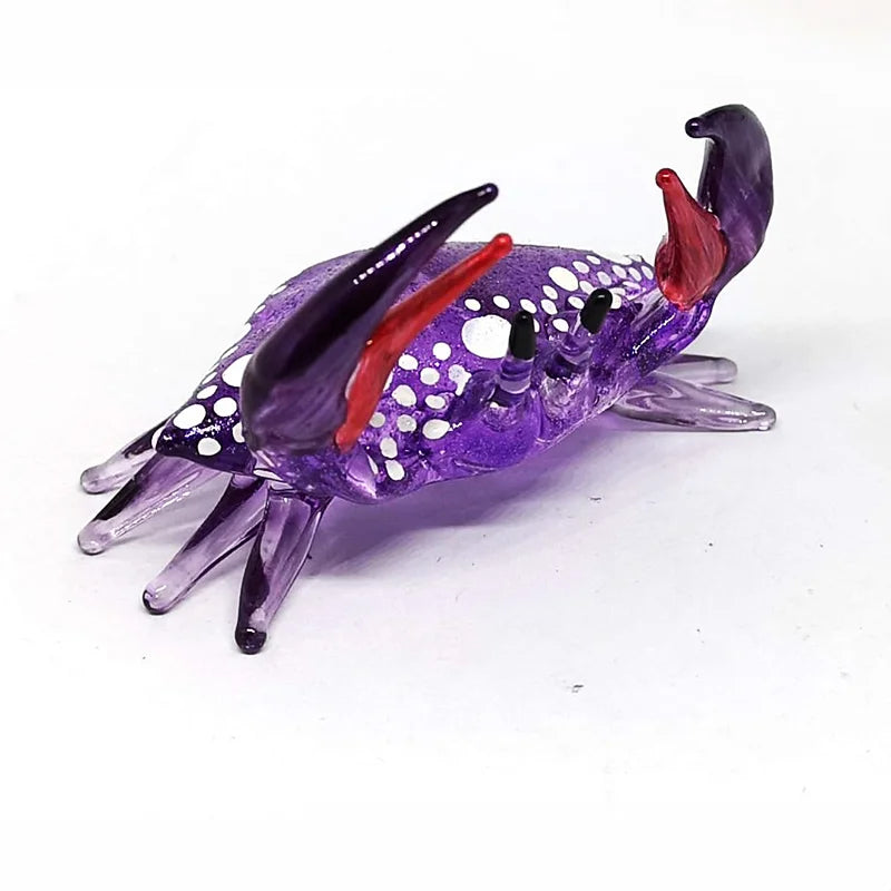 Hand Blown Glass Crab