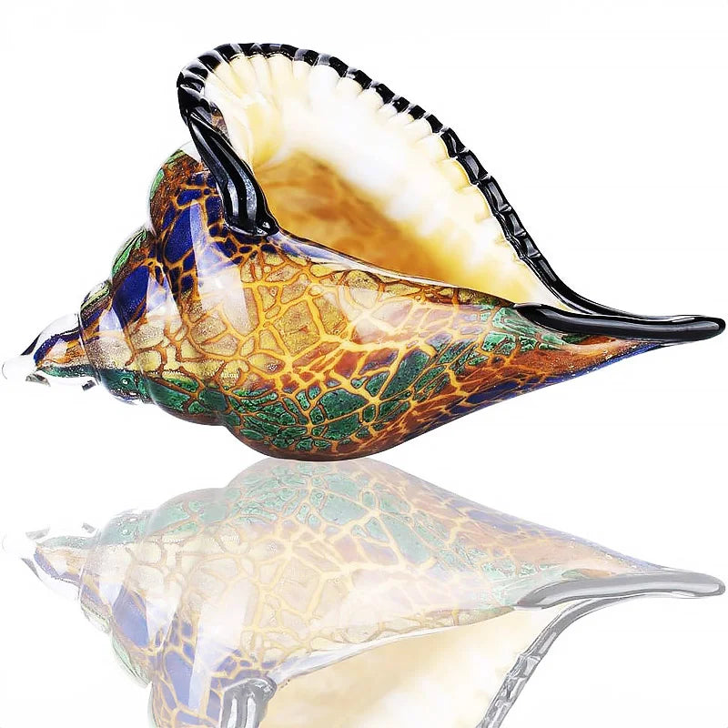 Monterey Hand-Blown Glass Conch