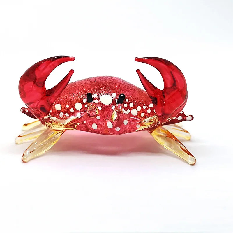 Hand Blown Glass Crab