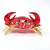 Hand Blown Glass Crab