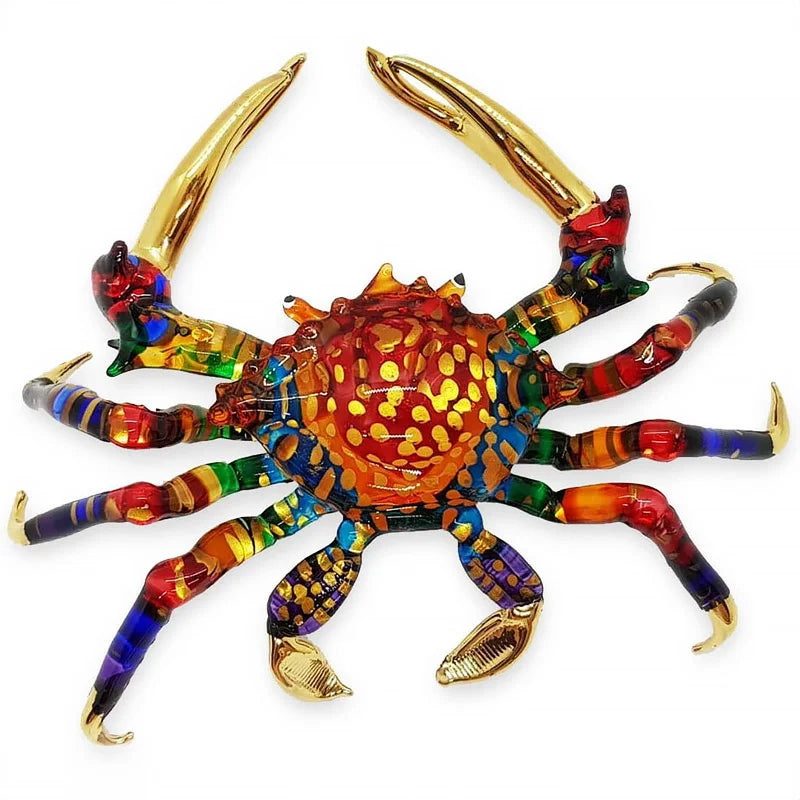Barbados Art Glass Crab