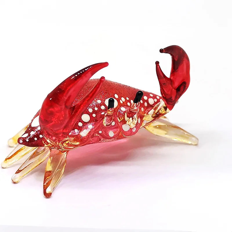 Hand Blown Glass Crab