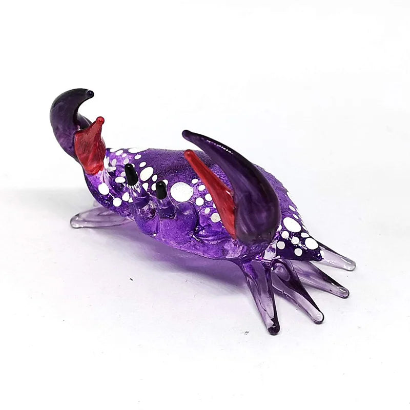 Hand Blown Glass Crab