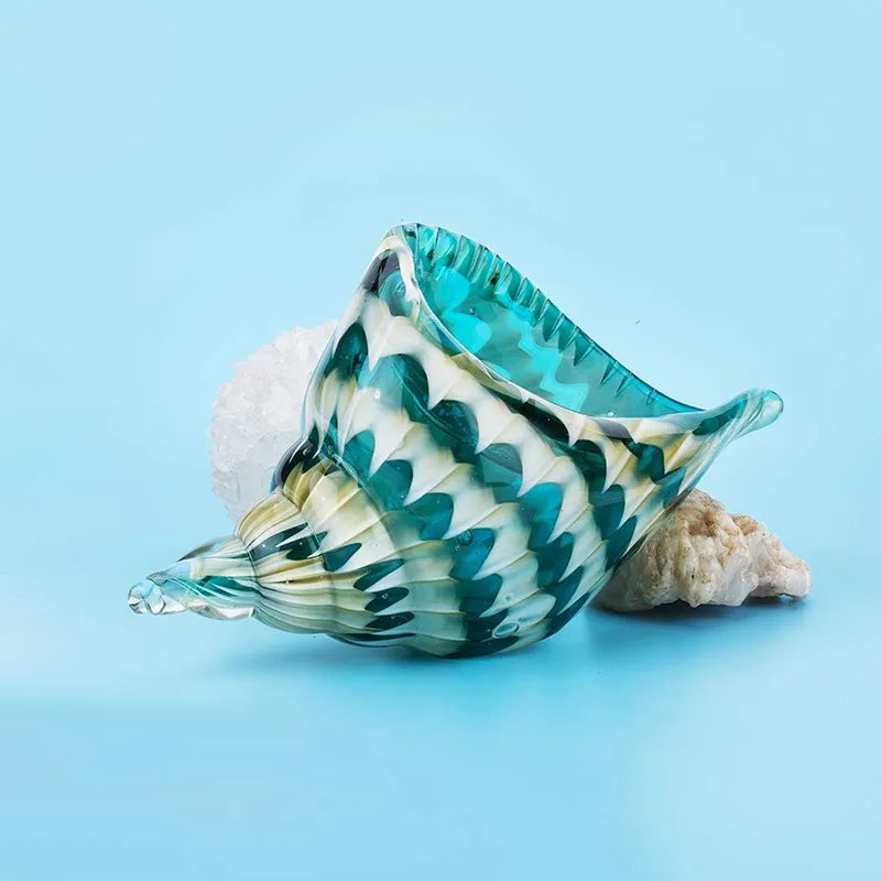 Seychelles Art Glass Conch