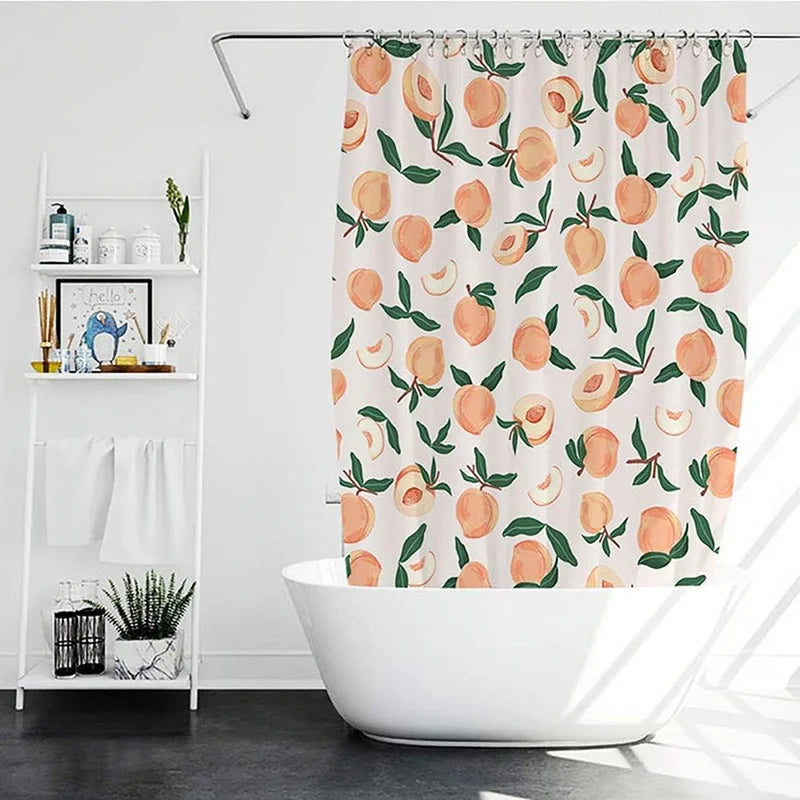 Peaches Shower Curtain