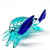 Hand Blown Glass Crab