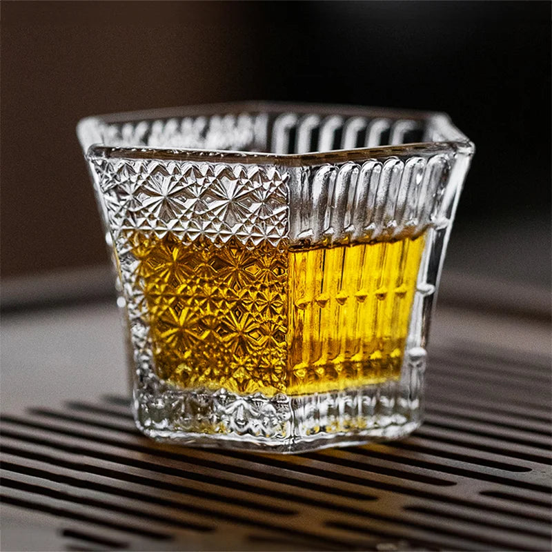 Crystal Hexagon Shot Glass