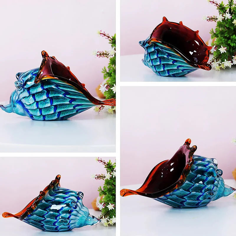 Destin Hand-Blown Glass Conch