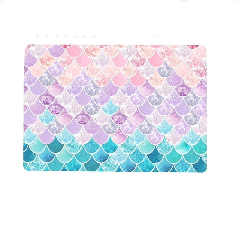 Mermaid Scale Bath Mat