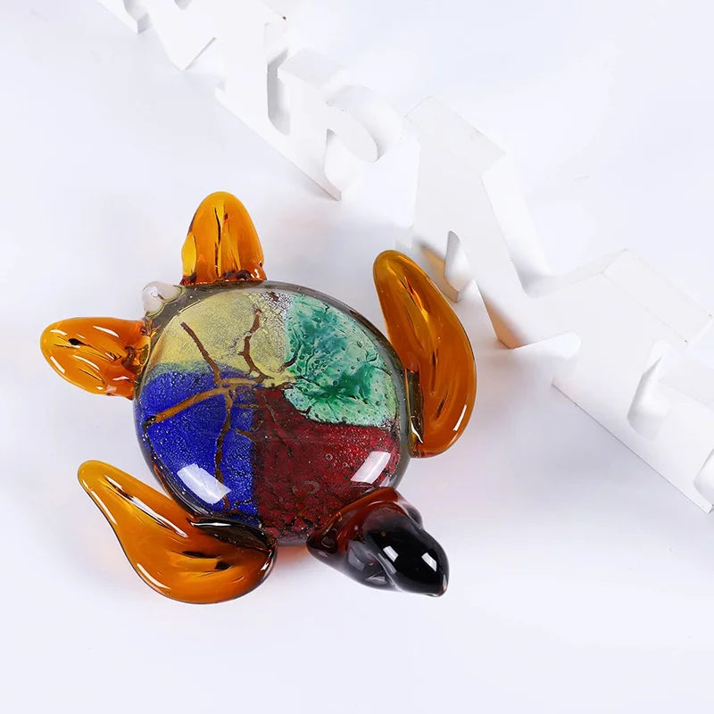 Tidal Glow Glass Turtle