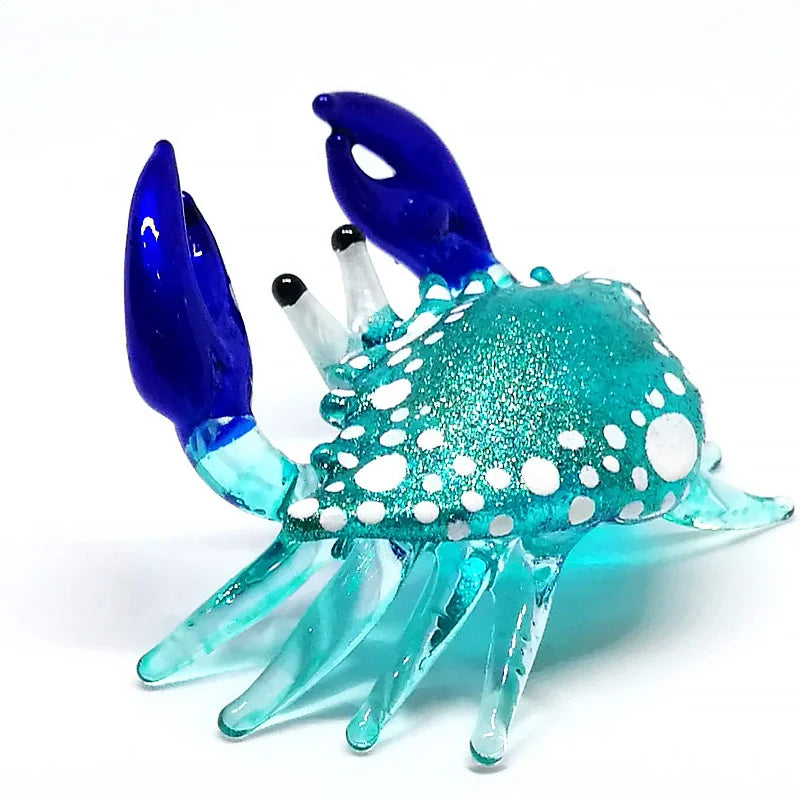 Hand Blown Glass Crab