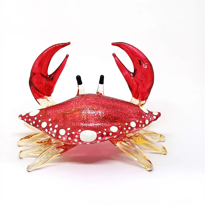 Hand Blown Glass Crab