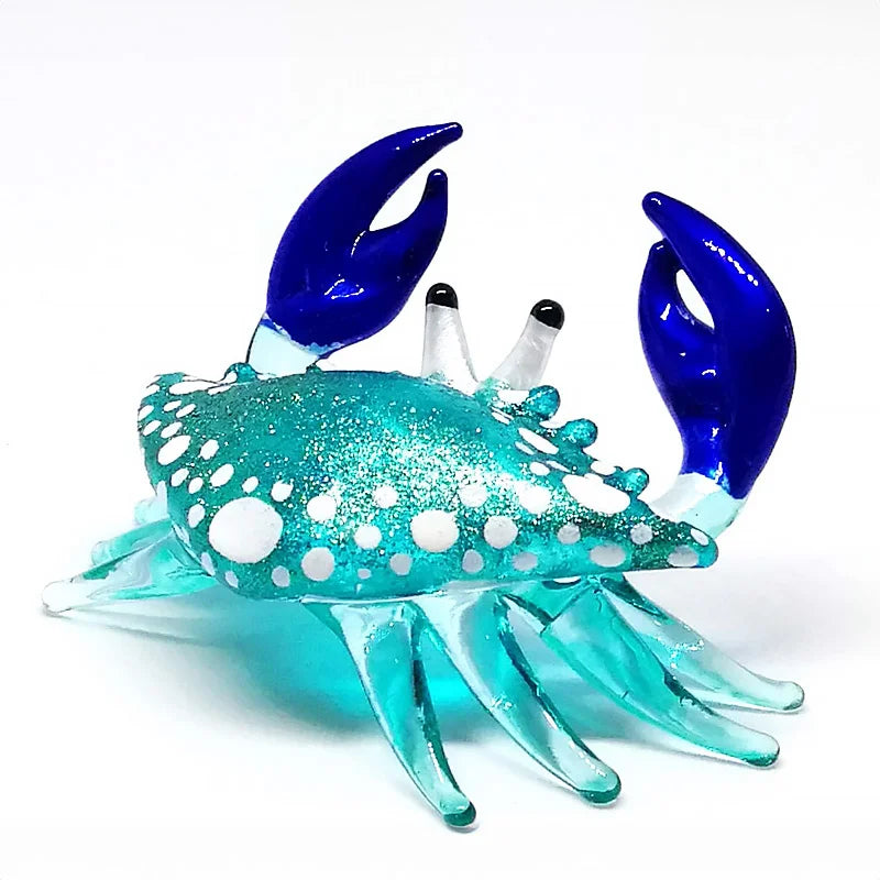 Hand Blown Glass Crab