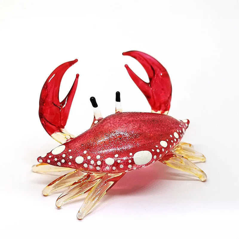 Hand Blown Glass Crab