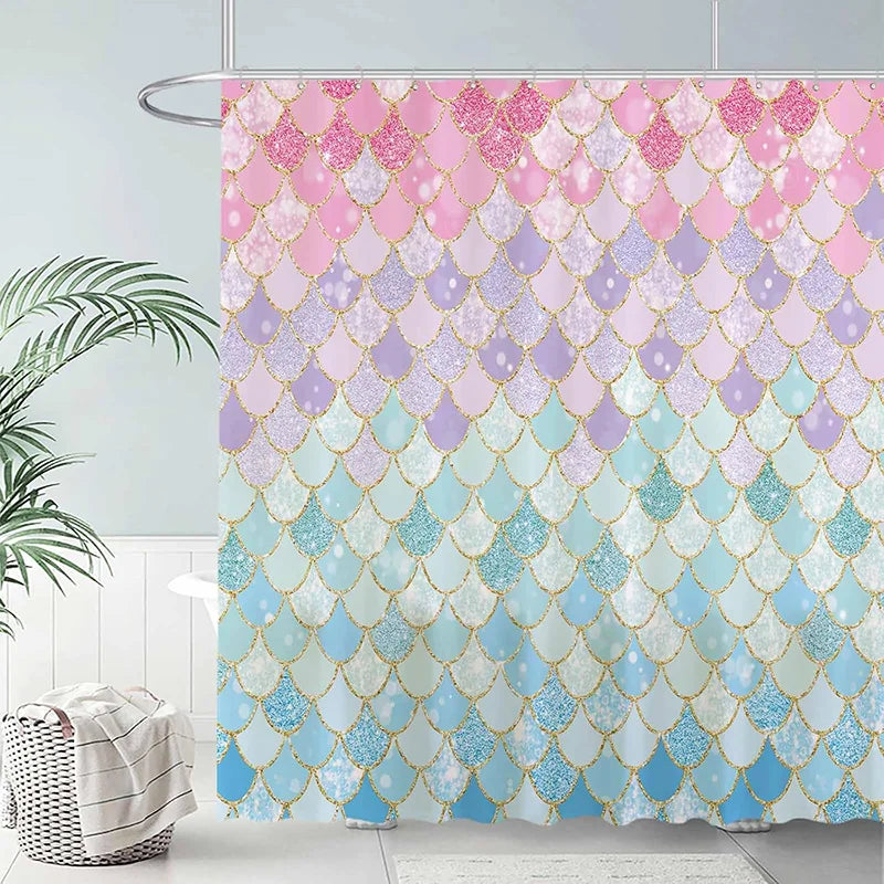 Mermaid Scale Shower Curtain