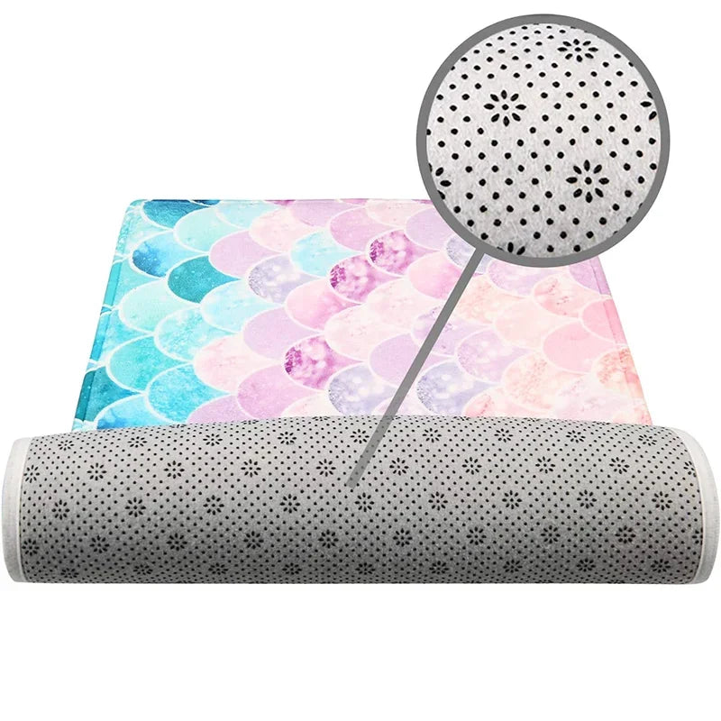 Mermaid Scale Bath Mat