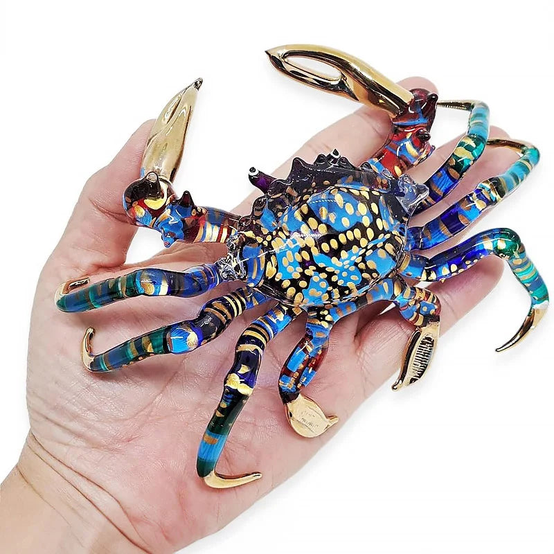 Blue Golden Claw Crab