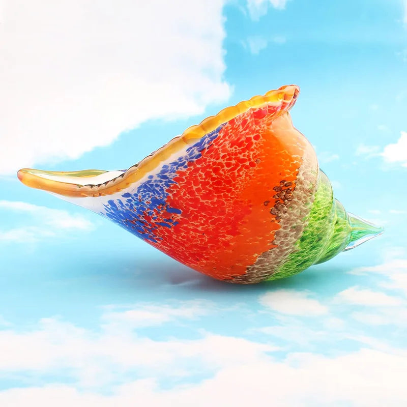 Jupiter Hand-Blown Glass Conch